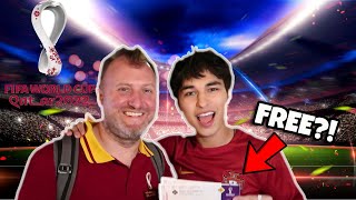 GAVE A FAN A FREE TICKET TO THE WORLD CUP!!!