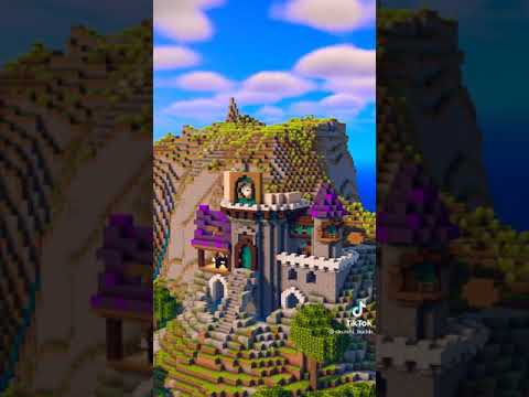 Minecraft fantasy witches Tower👑💖💙💜