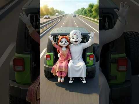 ابوه وامه راحوا الملاهي وسابوا القط مشمش لوحده😭💔