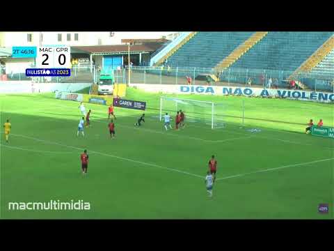 MAC 3x0 Grêmio Prudente - Paulista Série A3 2023 [Gols do jogo]