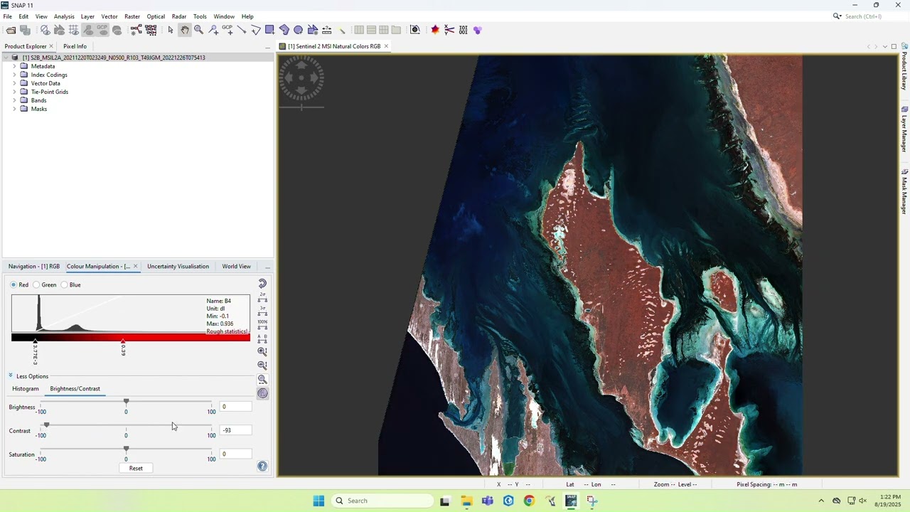 Processing Sentinel-2 Product in SNAP