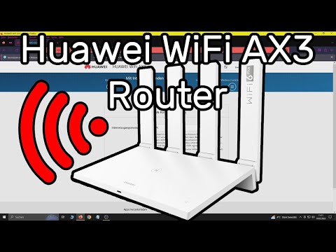 Setting up the Huawei WiFi AX3 router as a WiFi repeater