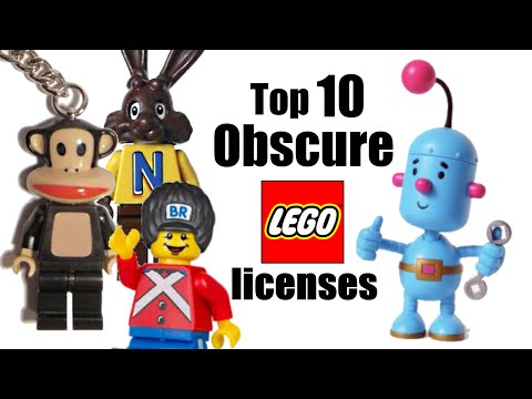 Top 10 Obscure LEGO Licensed Themes!