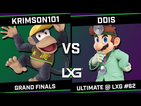 Smash Ultimate @ LXG 62 - GRAND FINALS - Krimson101 (Diddy Kong) vs DDIS (Dr. Mario)