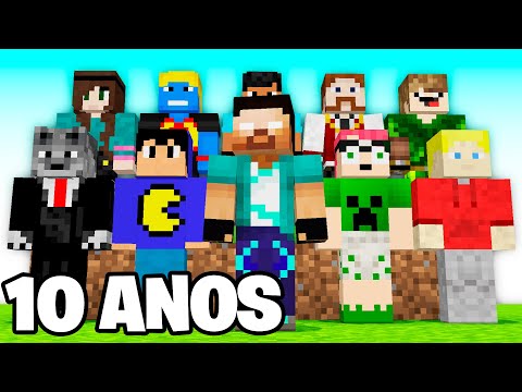 MINECRAFT GUERRA DEPOIS DE 10 ANOS!!