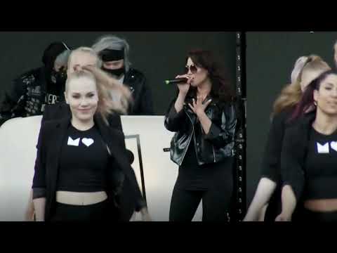 Elina Born & TalTech Cheerleaders | Shell Helix Rally Estonia 2019 Open Show