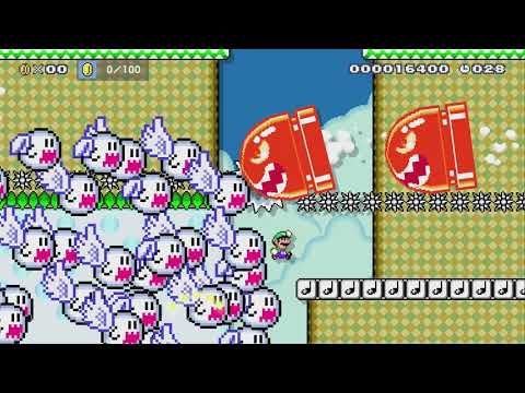 焦らず驚かずとにかく走れ!Keep Run Y+→ダッシュ半自動 by ☆あれん/Alen☆ - Super Mario Maker 2 - No Commentary 1by