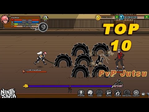 Ninja Saga - Top10 PvP Jutsus