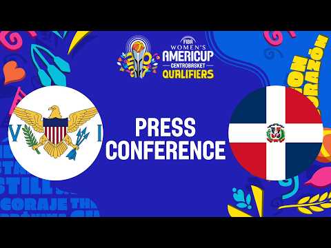 LIVE - ISV v DOM - Press Conference | FIBA Women's AmeriCup 2027 Centrobasket Qualifier