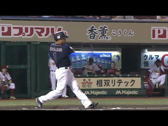 【6回表】甘い球を逃さず!! バファローズ・中島 点差を広げる2点タイムリー!! 2016/8/27 E-Bs