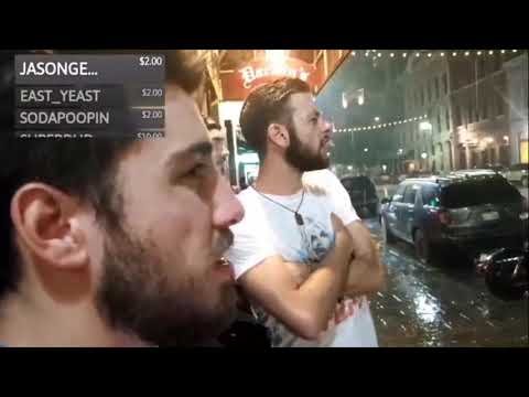 Hampton Brandon and Tracksuit Andy get Scared by Lightning