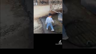 Little kid gets what he deserved after slapping a cow
