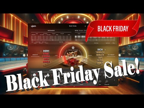 【Black Friday Sale!】92%OFF!! Just $9?! Top-charting Drum VST for Pops etc! UJAM Virtual Drummer HOT