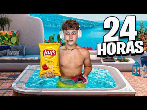 24 Horas en el JACUZZI ❄️🧊!!