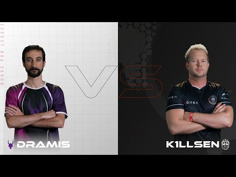k1llsen vs dramiS - Quake Pro League - Week 18