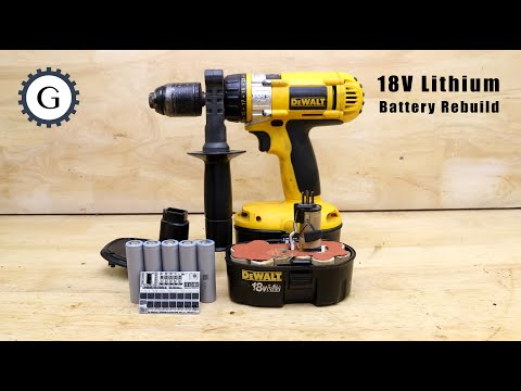I rebuild 18V Battery for Dewalt XRP Drill
