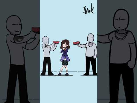 Seize the Gun by the anime character NO.3  #funny #cartoon