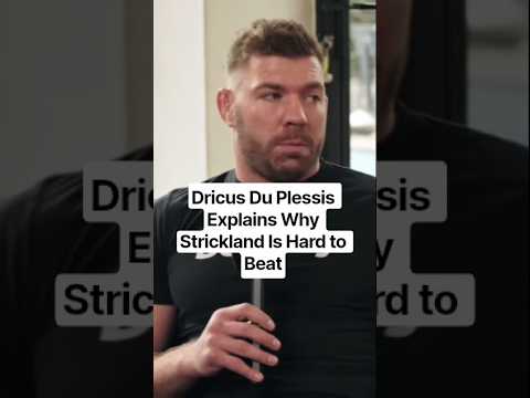 Dricus Du Plessis Explains Why Strickland Is Hard to Beat #dricusduplessis #seanstrickland #ufc #mma