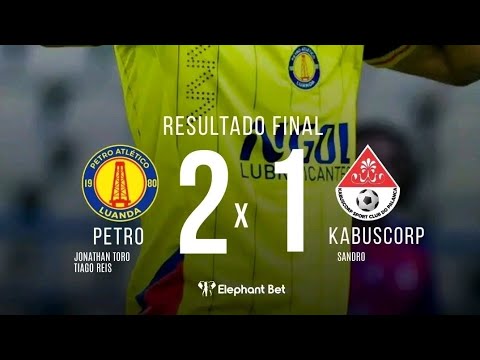 PETRO DE LUANDA 2 🆚 1 KABUSCORP | RESUMO DO JOGO | GIRABOLA. 