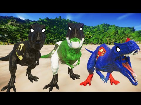 Dinossauros dos Super-Herói 🦸‍♂️ Homem Aranha, Batman, Hulk, Superman 🌎 Jurassic World Evolution
