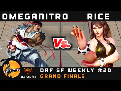DRF SFW #20 | OmegaNITRO (Cammy, Gief, Chun-li, Ryu) vs Rice (Karin, Chun-Li) - Grand Finals - SFV