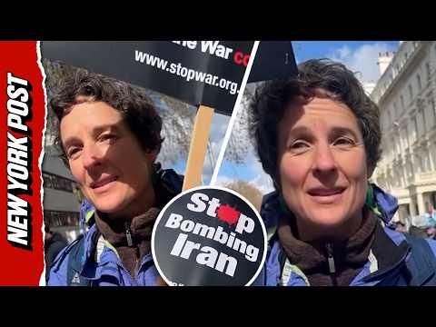 'Convince Me of What? I'm Iranian!': Woman Tears into Anti-War Protesters
