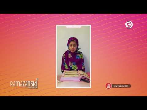 Ramazanski program - Ajša Kurtić (8 godina)