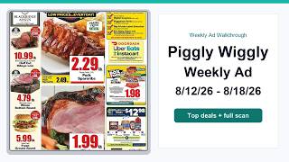Piggly Wiggly Weekly Ad (8/12/26 - 8/18/26) Best Deals