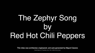 Download lagu Red Hot Chili Peppers - The Zephyr Song (Karaoke) mp3