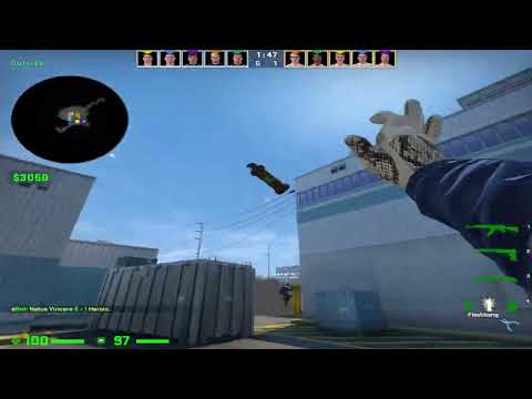 CSGO POV NAVI electroNic (30/18) vs Heroic (nuke) @ PGL Major Antwerp 2022 Champions Stage