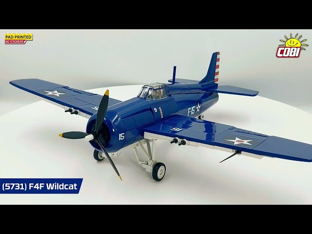 COBI F4F Wildcat Northrop Grumman COBI-5731 375 pièces video