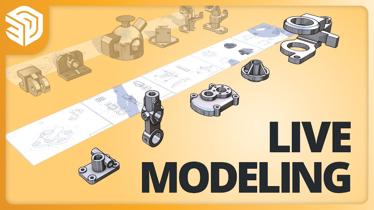 CAD Modeling Exercises, LIVE!