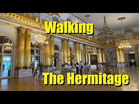 Hermitage Museum Palace Walkalong,  St. Petersburg