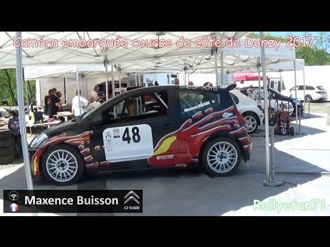 Caméra embarquée Course de côte de Donzy 2017 Maxence Buisson C2 S1600