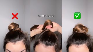 STOP DOING YOUR BUNS LIKE THIS #HAIRBUNS #HAIRSTYLES #HAIR