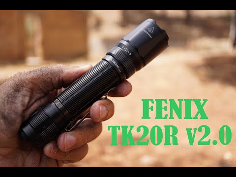 Fenix TK20R v2.0 Unboxing and Test - 3000 lumens 475m Li-ion 21700 5000mAh USB outoor tactical light