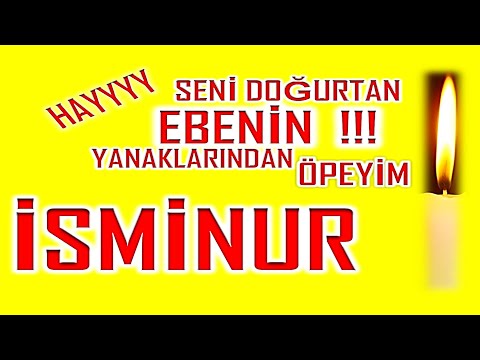 İyi ki Doğdun İsminur İsme Özel Komik Doğum Günü Şarkısı