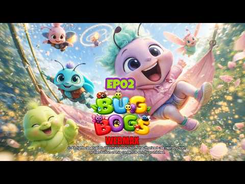 🐞🌿 BUG BOGS 📢 Season 01 👉 Episode 02 | 🌸🌿 The Petal Hammock Swing 😲✨ A Gentle Garden Ride!