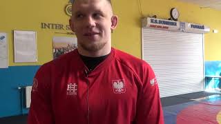 Olbrzym z Grodna trenuje z medalistą olimpijskim. Artsiom Shumski sparuje z Tadeuszem Michalikiem!