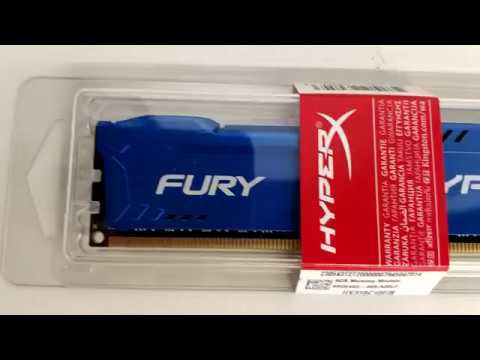 Kingston HyperX Fury Blue 8 GB DDR3-RAM