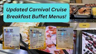New Carnival Cruise Breakfast Buffet Menus 2026 on Breeze!