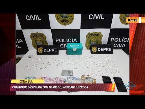 Criminosos são presos com grande quantidade de drogas no Promorar 06 07 2021