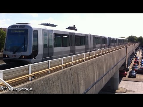 RET Metro Type B na (1e) Midlife revisie - op Spijkenisse Centrum richting Rotterdam Centraal !