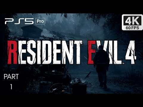 Resident Evil 4 Remake | PS5 PRO (4K 60fps - Ray Tracing) Gameplay Walkthrough Full Game Part 1