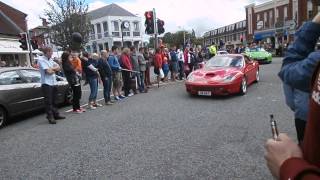 preview picture of video 'Supercar Parade @ Wilmslow Motor Show feat. The Project Car'