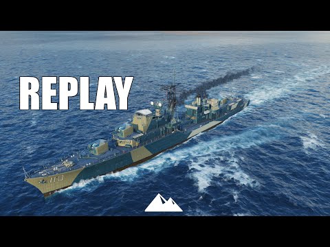 VAMPIRE 2, elegant in der Mitte der Karte gekämpft!- World of Warships | [Replays] [Deutsch] [60fps]