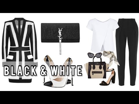 MODA 2022 MUJER OUTFITS COLORES DE MODA CÓMO COMBINAR BLANCO Y NEGRO 2022 MUJER TENDENCIAS 2022/2023