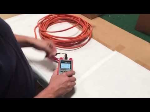 How to test cable length on the Snap Shot™ cable fault finder