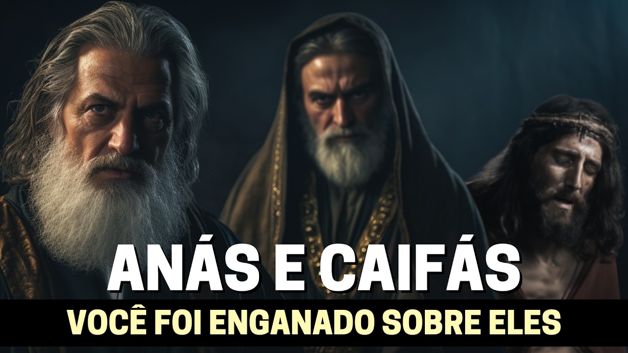 ANÁS E CAIFÁS: A VERDADE QUE NÃO TE CONTARAM SOBRE OS SACERDOTES QUE MATARAM JESUS