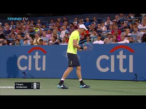 Anderson ousts Thiem; Nishikori edges del Potro | Citi Open Washington 2017 Highlights Day 4